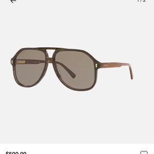 Gucci Tortoise Shell Aviator Sunglasses